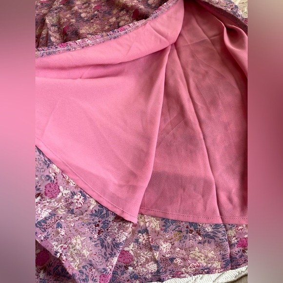 NWT Lush Brand Orchid Pink Floral Dress Women’s Size Medium - Picture 13 of 16